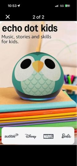 Amazon Echo Dot Kids Edition – Owl Design
