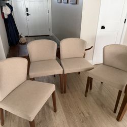 Crate and Barrel Dining Chairs