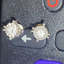 real diamond Earrings 