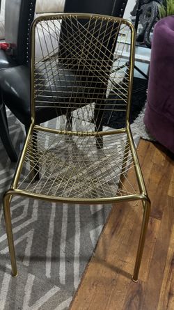 Golden Metal Chair