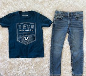 True Religion Boys T-Shirt and OshKosh Jeans Set