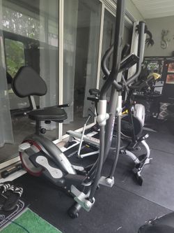 Trio trainer elliptical by body power