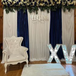 Quinceañera Backdrop Decoration 