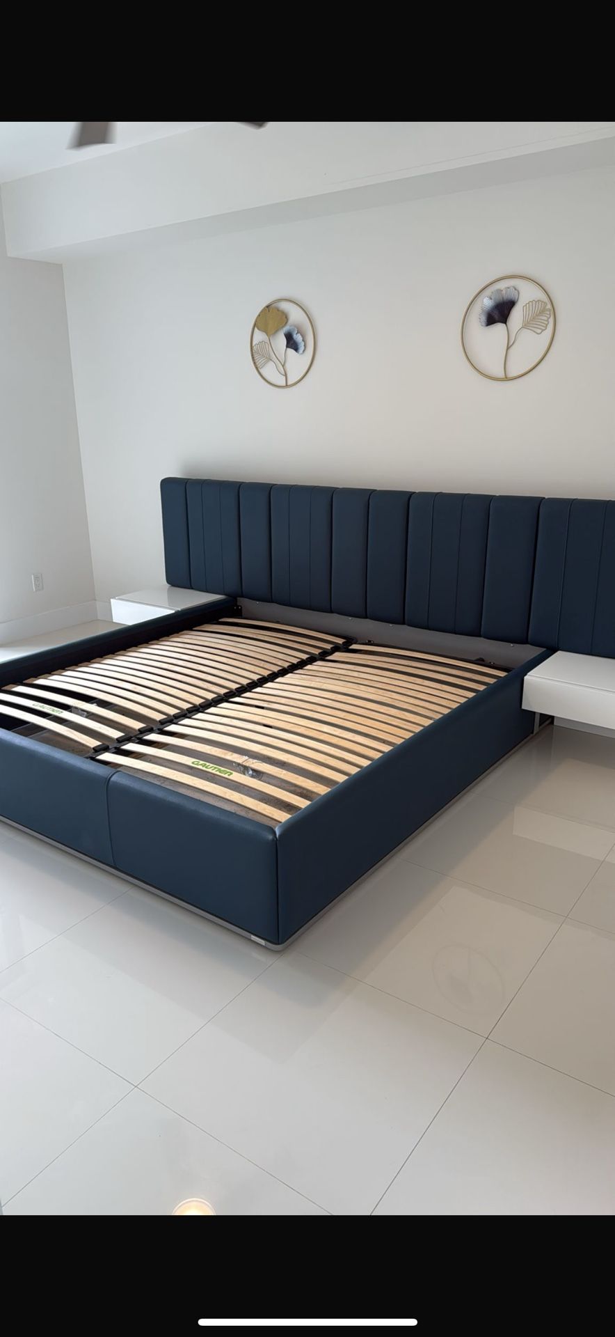 Bed Frame With 2 End Tables
