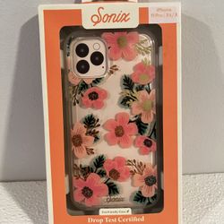 Sonix Southern Floral Case for iPhone 11 Pro/X/XS Protective Pink Clear Flowers