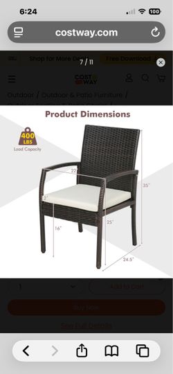 4 new Wicker/Rattan  Chairs