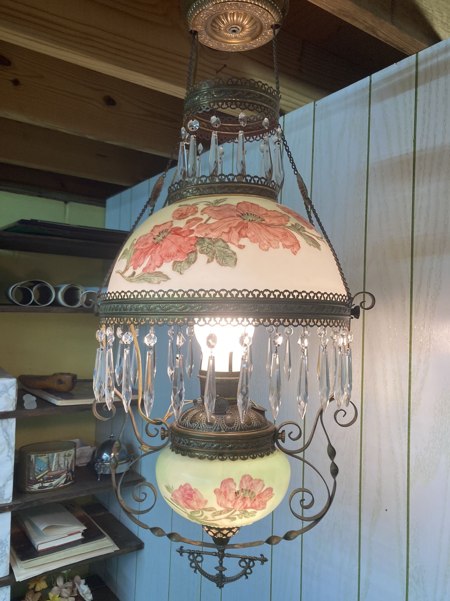 Old Church Light Converted Kerosene To Electricity