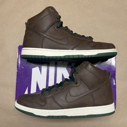 Nike SB Dunk High Pro Baroque Brown men’s size 14 shoes Rare!