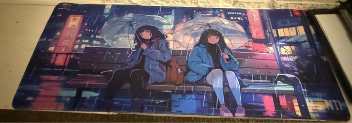 MANTI Anime Computer Desk Mat Extended Mouse Pad, Multicolor 30"x 12" new