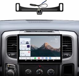Car Stereo Radio Dodge Ram 2013, 2014, 2015, 2016, 2017, 2018, Wireless Apple CarPlay Android Auto, 11.5” Touch Screen Head Units, Backup Camera