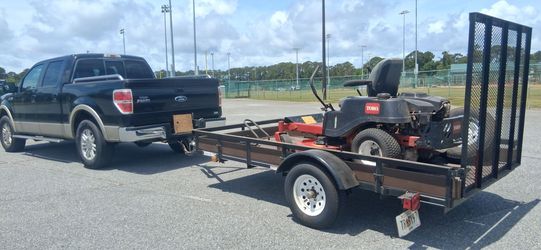 ( x3 Package deal ) 2010 f150 v8 4D 2wd 217k miles
2018 10x5 utility trailer extras
2016 Toro Zero Turn commercial               mower Timecutter MX42