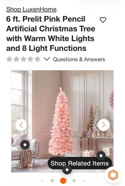 Pink Christmas tree