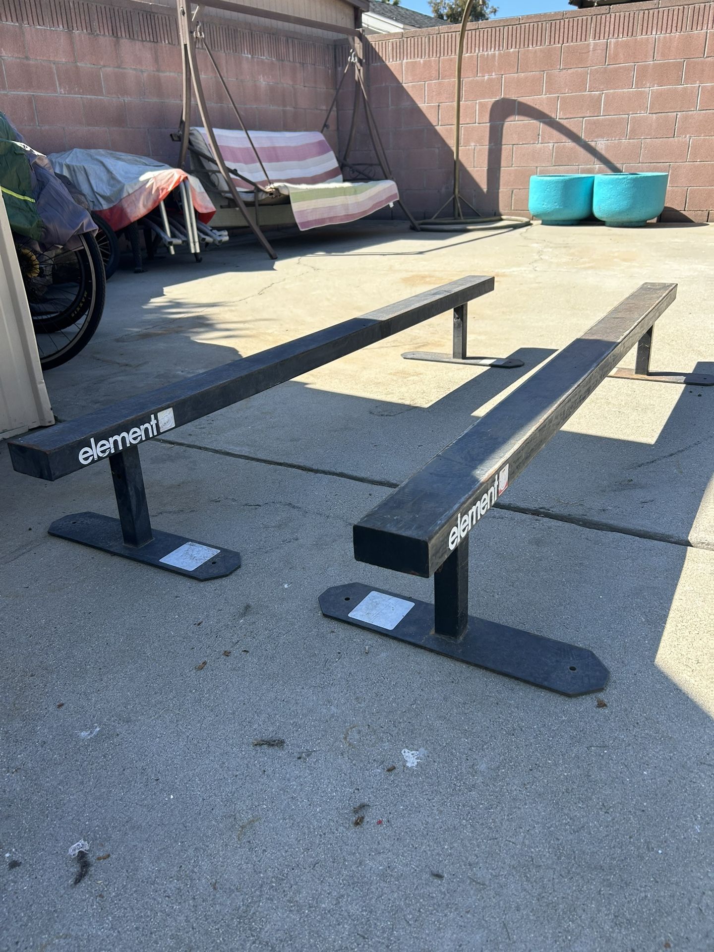 Skateboarding Grind Rails 
