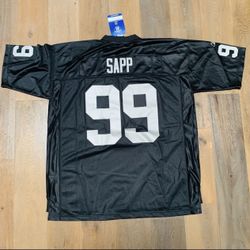 Raiders Vintage NFL Warren Sapp #99 Jersey