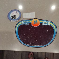 E.T Extra Terrestrial BMX Plate And Patch 