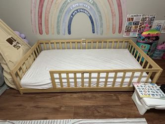 Twin Size Toddler Floor Bed Frame