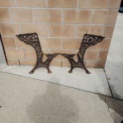 Antique school desk brackets