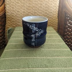 3.5 Bamboo Blue And White Tea Cup