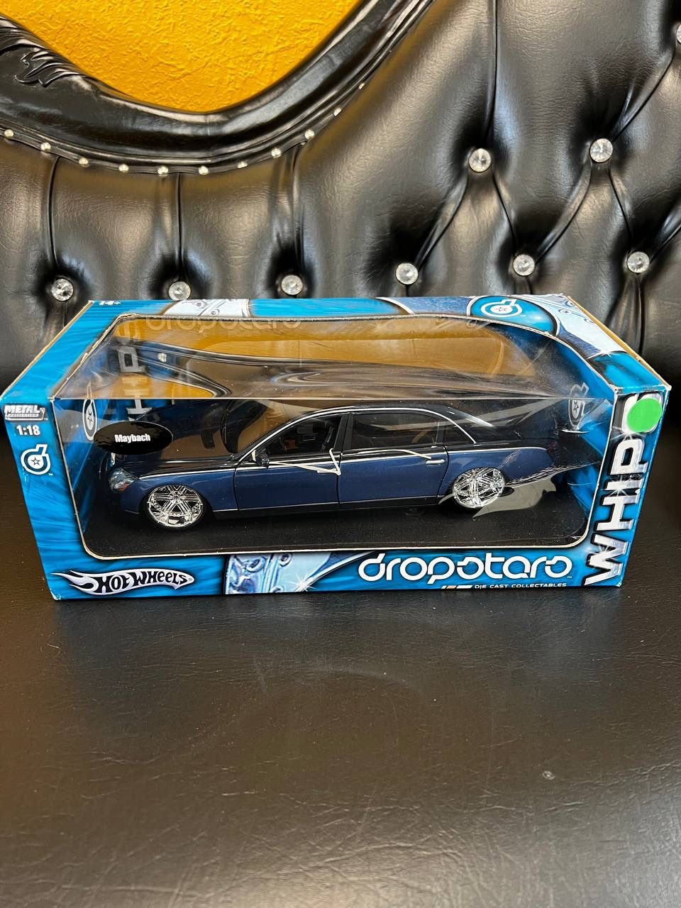 New Hot Wheels WHIPS dropstars Maybach 62 Sedan Blue 6.0l V12