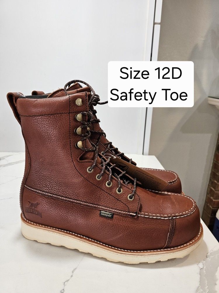 Red Wings Irish Setter Safety Toe Work Boots Size 12