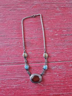 925 Necklace With Stones