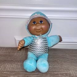 CLEO SHARK Cabbage Patch Kids Doll 9" Exotic Friends Collectible Cutie