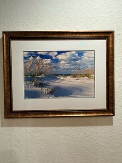 St George island beach picture frame 36x28