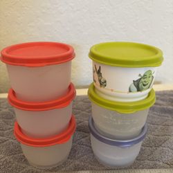 Vintage Tupperware Snack Cups