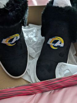 LA Rams Bling Bling Women's Heel Sneaker