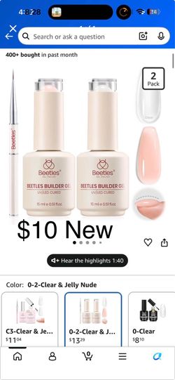 Beetles builder gel kit for nails