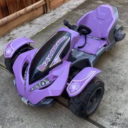 Purple Boomerang 3 wheels AWD Power wheel New Battery Top used Condition
