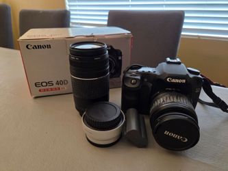 Canon EOS 40D with 3 Lenses
