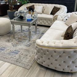 Living Room Set Sofa & Loveseat Same Day Delivery