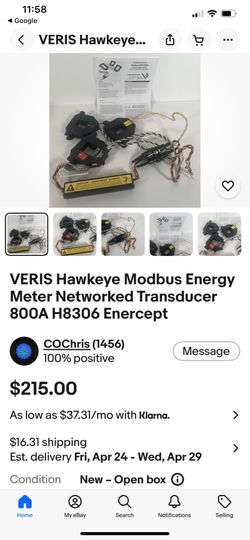 Ver is Hawkeye modbus energy