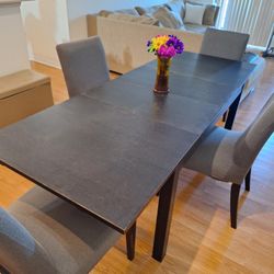 Extending Dining Table Set