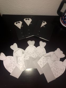 Bride and groom gift boxes