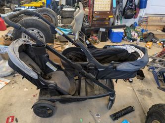 Double convertible stroller