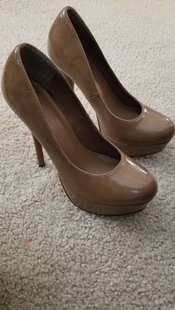 Brown heels size 8