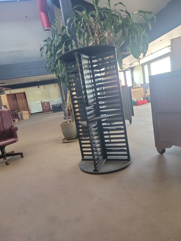 Rotating Wooden Display