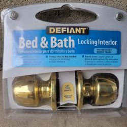 Bed & Bath Defiant Doorknob / Cerraduras Sin Llave