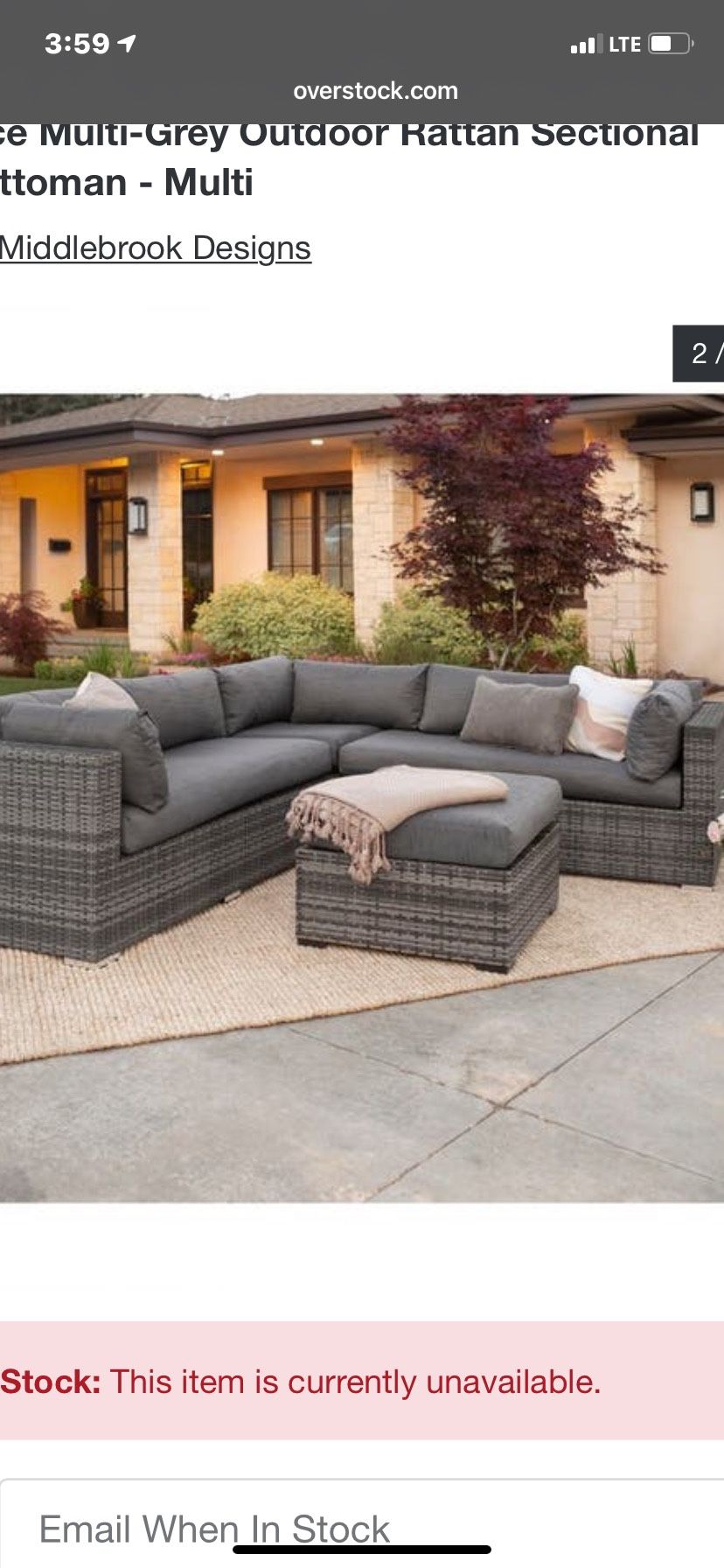 Brand New Outdoor Wicker Furniture 