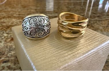 Pair of Vintage Premier Design Rings