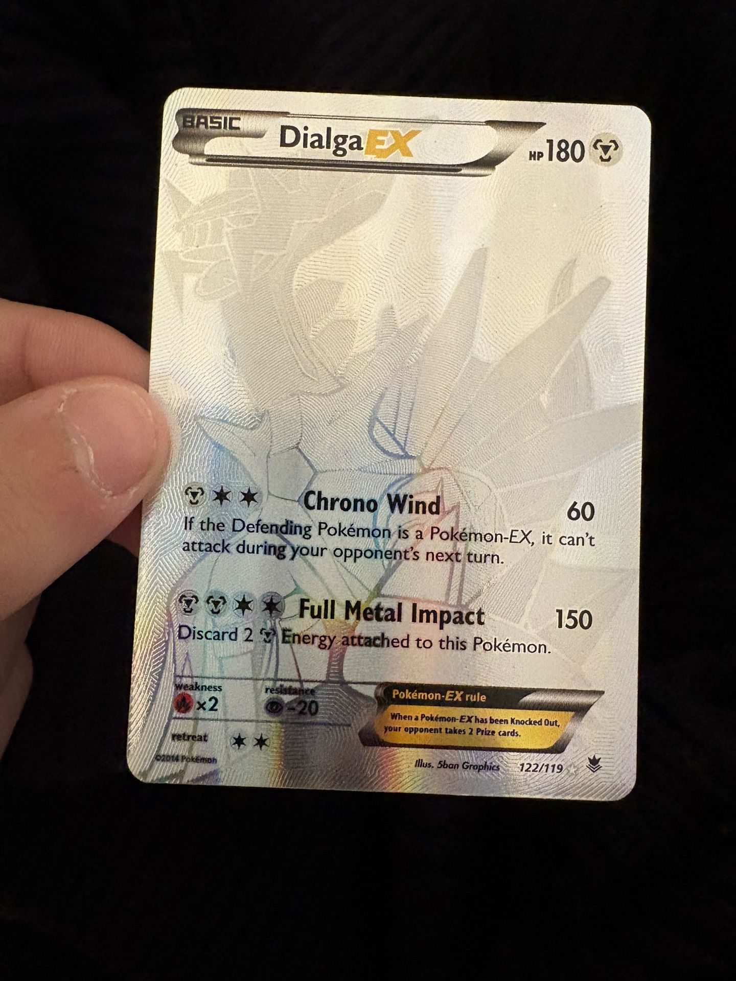 Silver Dialga Ex Very Rare