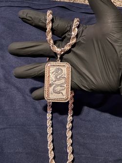 Rope Chain(925/8mm/26)Pendant(999/925)