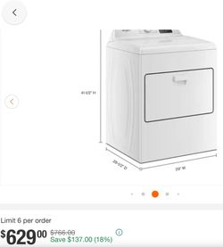Whirlpool White Front-Load Dryer