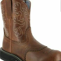 Ariat Fat Baby Saddle Western Boots 7.5 B