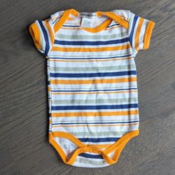 Teddyboom Baby Boy Bodysuit, Striped, 0-3 Months