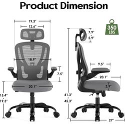 Ergonomic Office Chair with Headrest