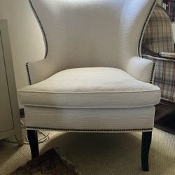 Williams Somona, Chelsea Wingback Chair Size In Photos