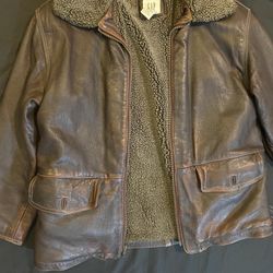 Gap Classic Leather Warm Jacket